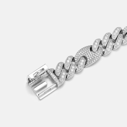 15MMS925MoissaniteG LinkBracelet 2