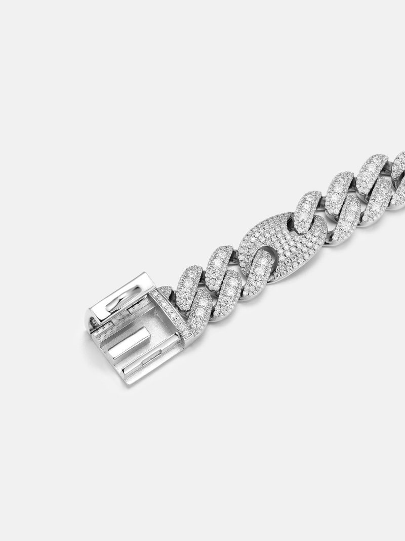 15MMS925MoissaniteG LinkBracelet 2