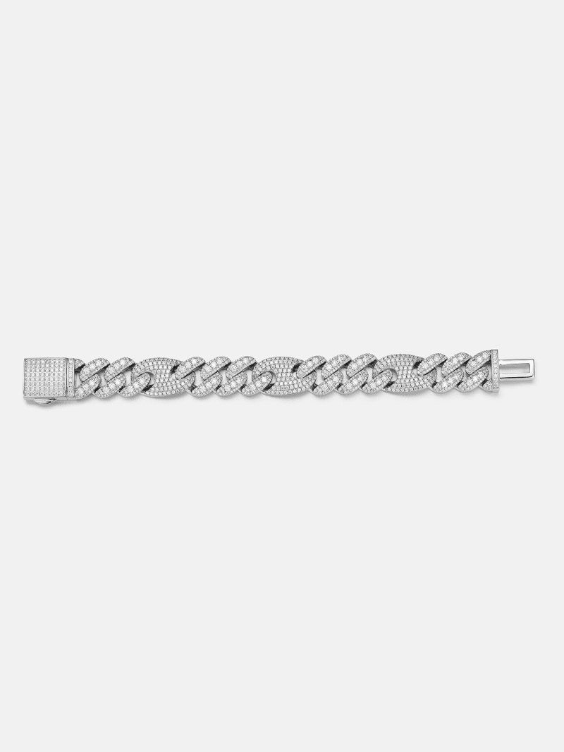 15MMS925MoissaniteG LinkBracelet 3