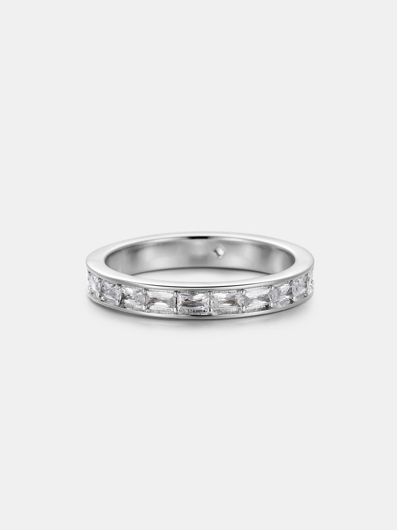 3.2MMBaguetteMoissaniteSingleRowEternityRing 4