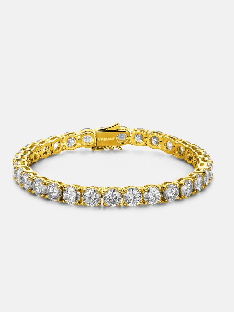 6.5MMS925MoissaniteTennisBracelet 2