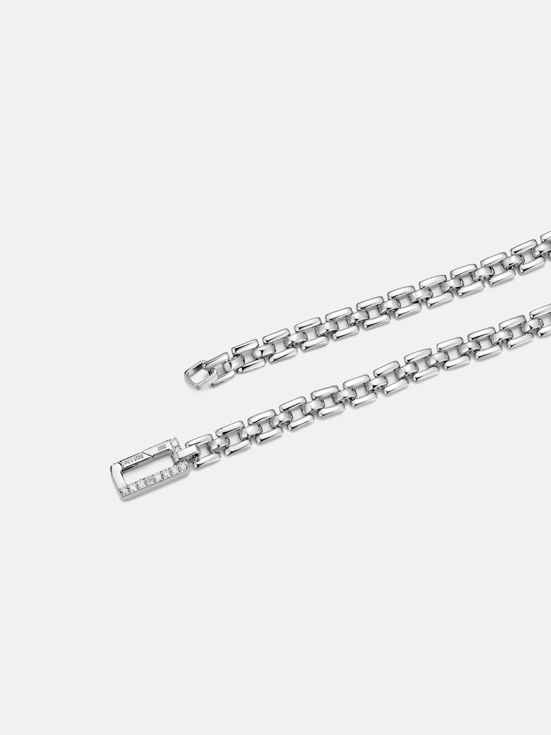 6mmItalianSilverSquareLinkChain 1