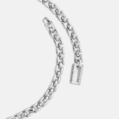 6mmItalianSilverSquareLinkChain 3