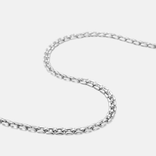 6mmItalianSilverSquareLinkChain 4