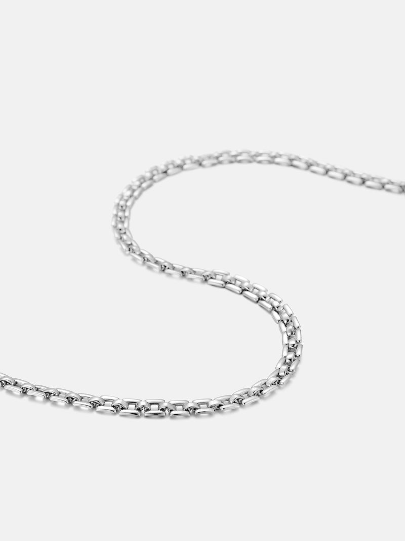 6mmItalianSilverSquareLinkChain 4