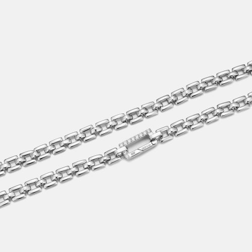 6mmItalianSilverSquareLinkChain 7