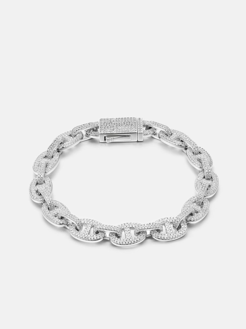 8MMS925MoissaniteG LinkBracelet 2