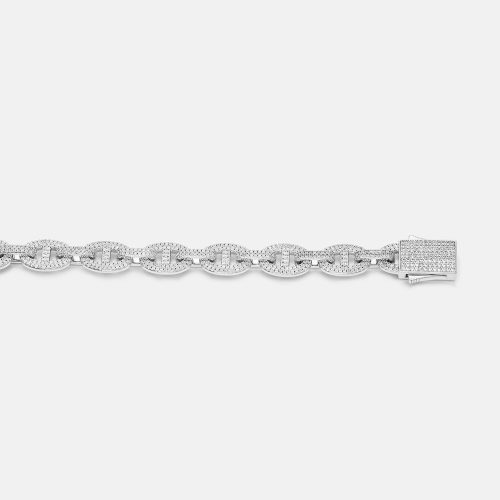 8MMS925MoissaniteG LinkBracelet 4