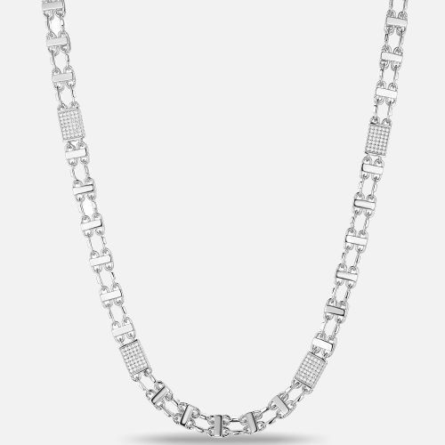 9mmMoissaniteItalianCageStyleChain 2