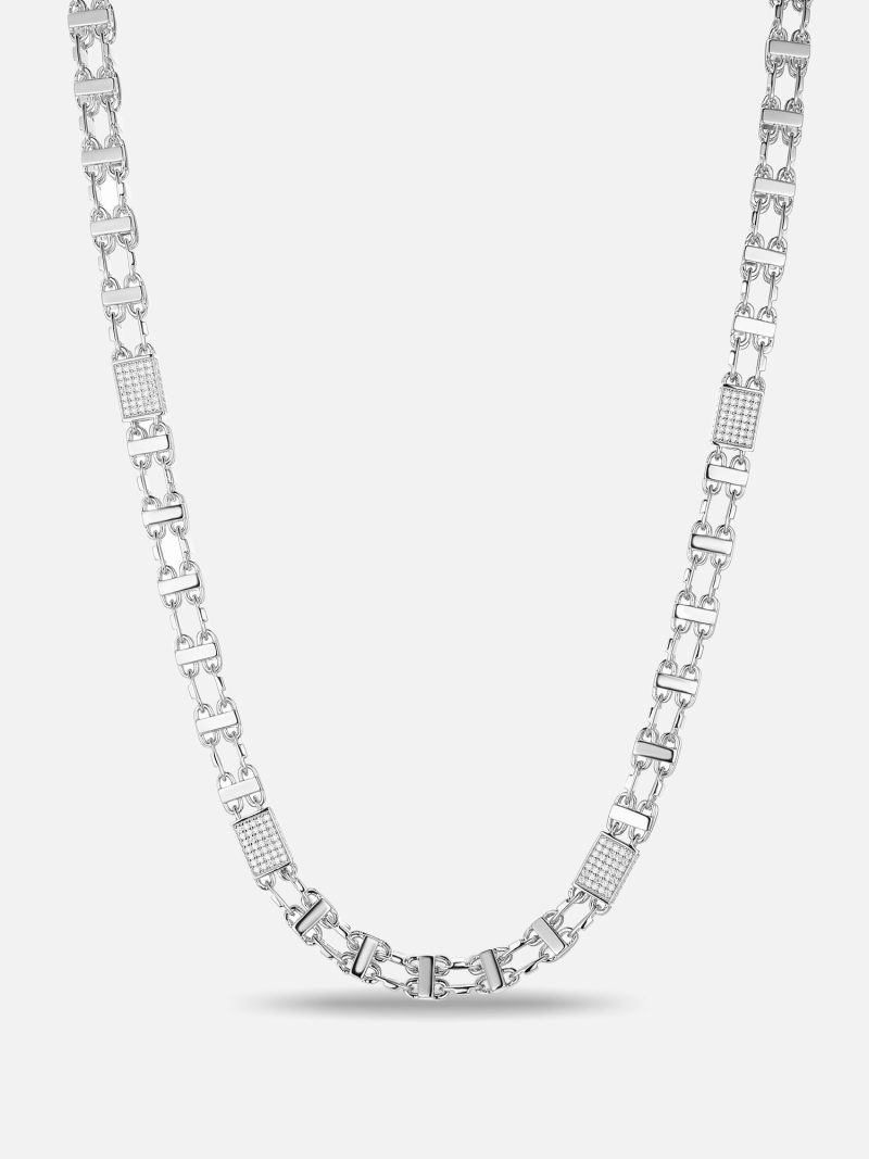 9mmMoissaniteItalianCageStyleChain 2