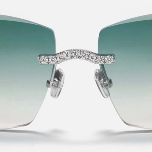 DiamondCutMoissaniteRimlessSunglasses 6