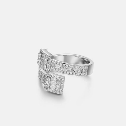 MoissaniteBaguetteDesignerRing 1