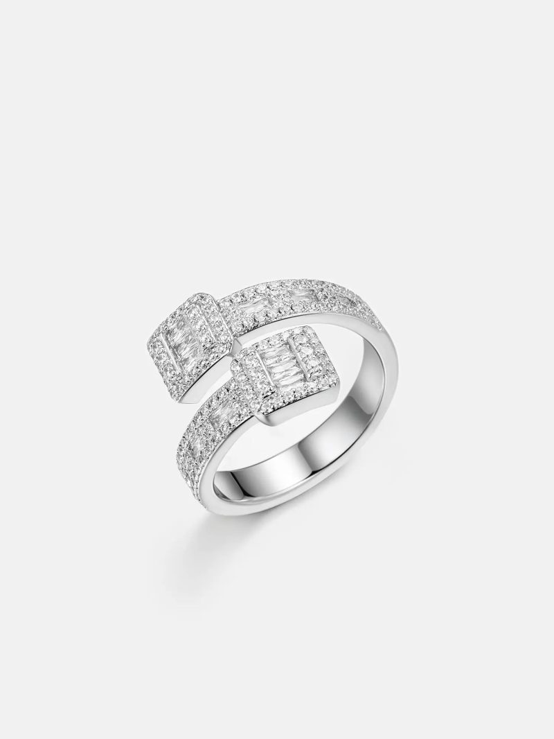 MoissaniteBaguetteDesignerRing 3