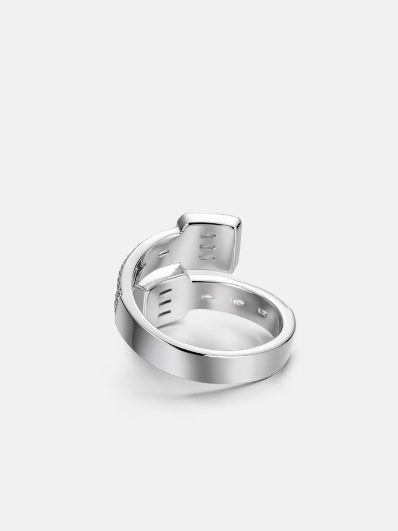 MoissaniteBaguetteDesignerRing 5