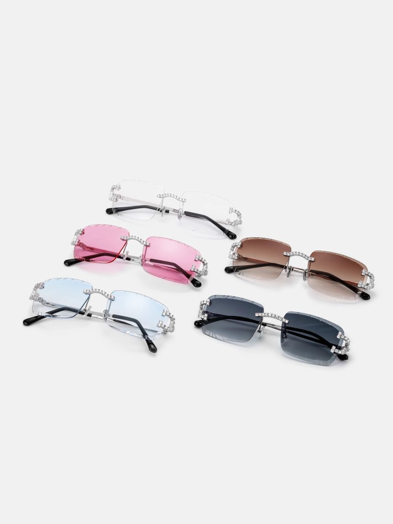 MoissaniteClassicCSunglassesInWhiteGold 2