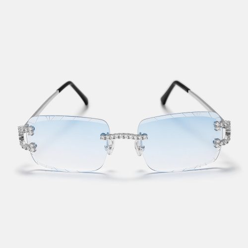 MoissaniteClassicCSunglassesInWhiteGold 4