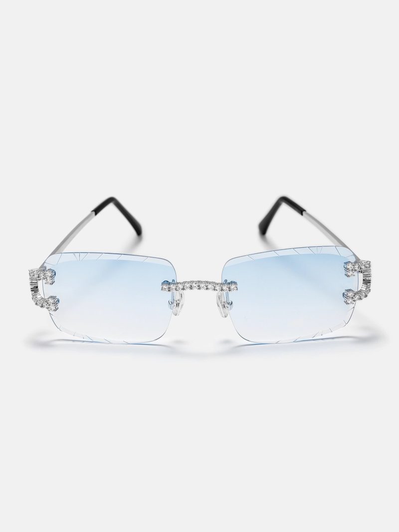 MoissaniteClassicCSunglassesInWhiteGold 4