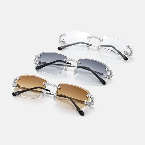 MoissaniteSpikedCSunglassesInWhiteGold 1