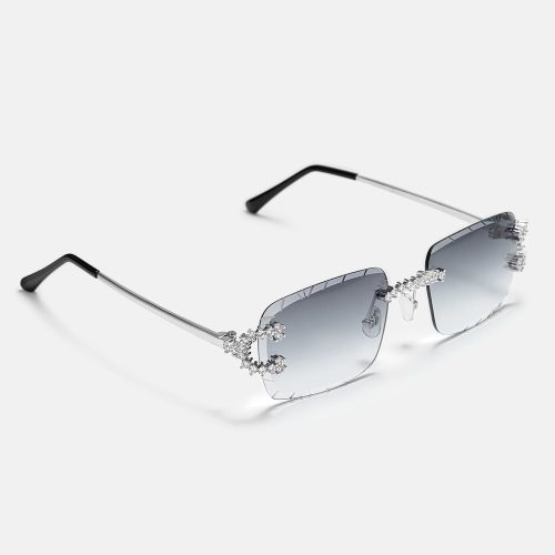 MoissaniteSpikedCSunglassesInWhiteGold 3