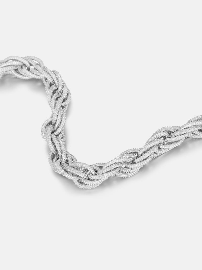 S925Moissanite12mmRopeChain 1