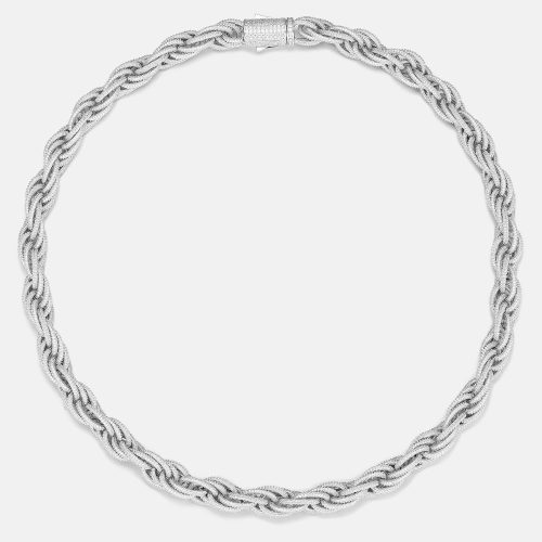 S925Moissanite12mmRopeChain 2