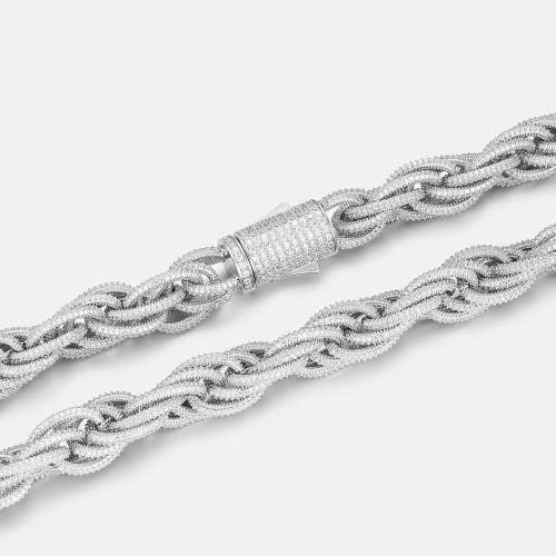 S925Moissanite12mmRopeChain 4