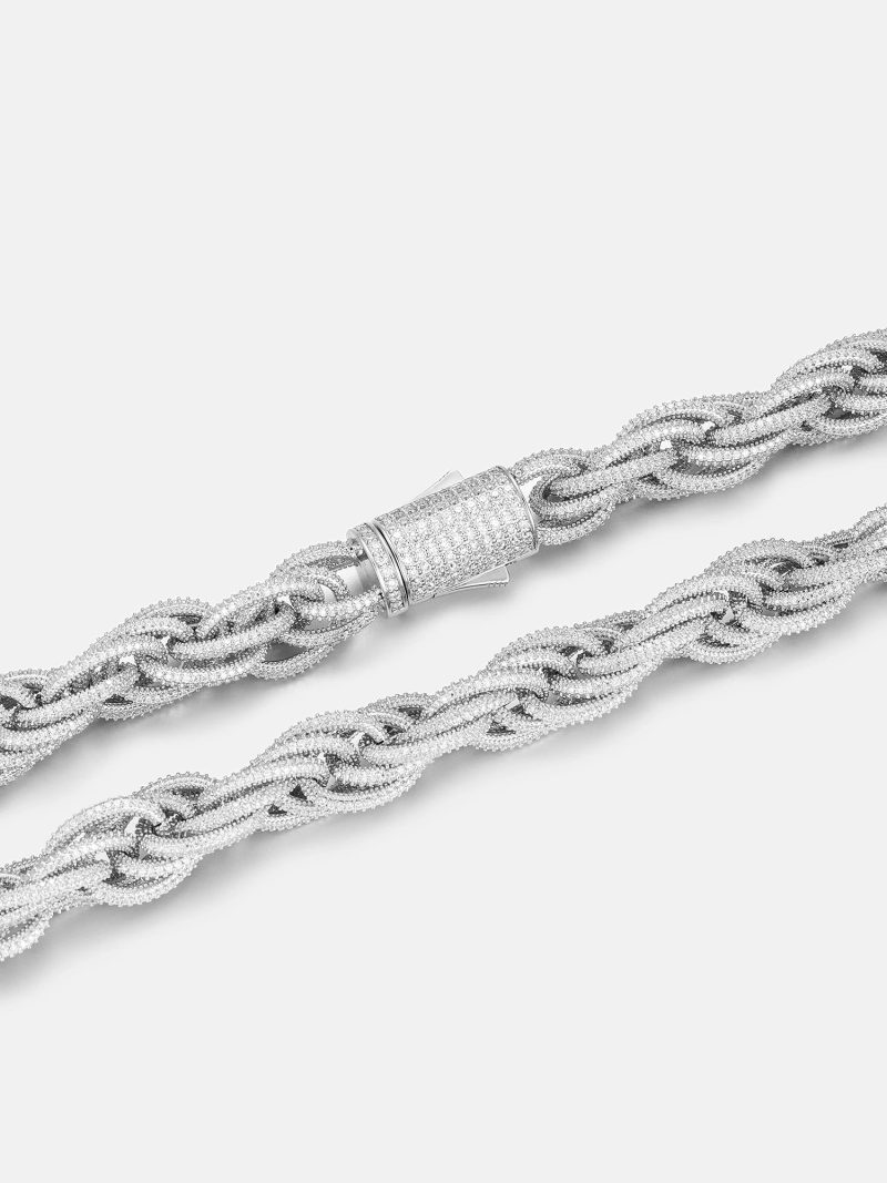 S925Moissanite12mmRopeChain 4