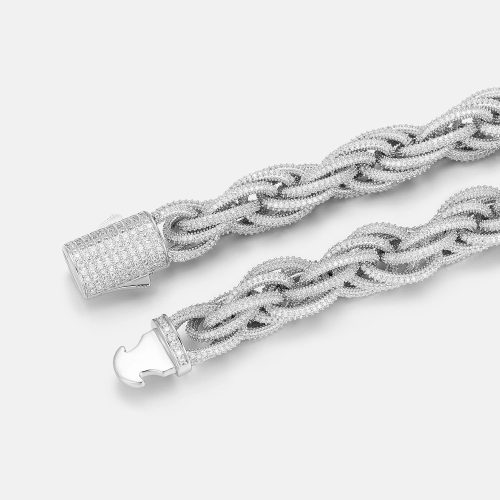 S925Moissanite12mmRopeChain 5