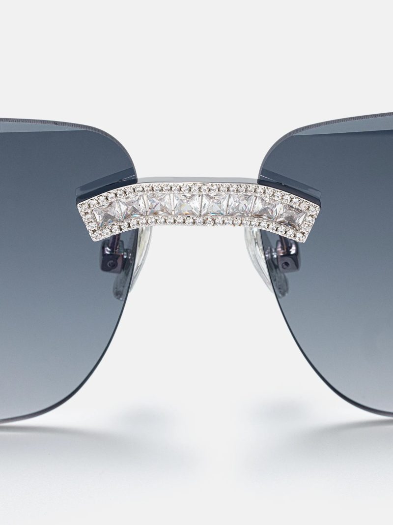 S925MoissaniteBaguetteDiamondCutSunglasses 13