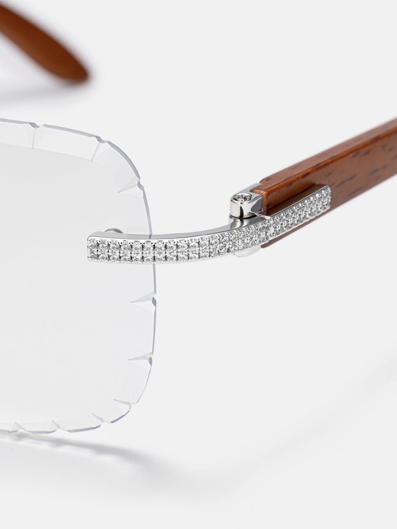 S925MoissaniteBaguetteDiamondCutSunglasses 16