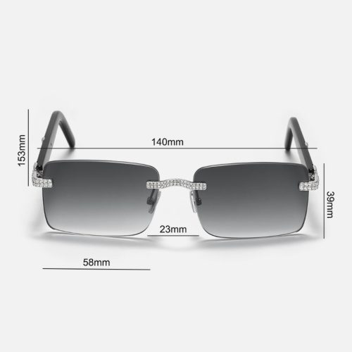 S925MoissaniteRimlessSunglasses 4