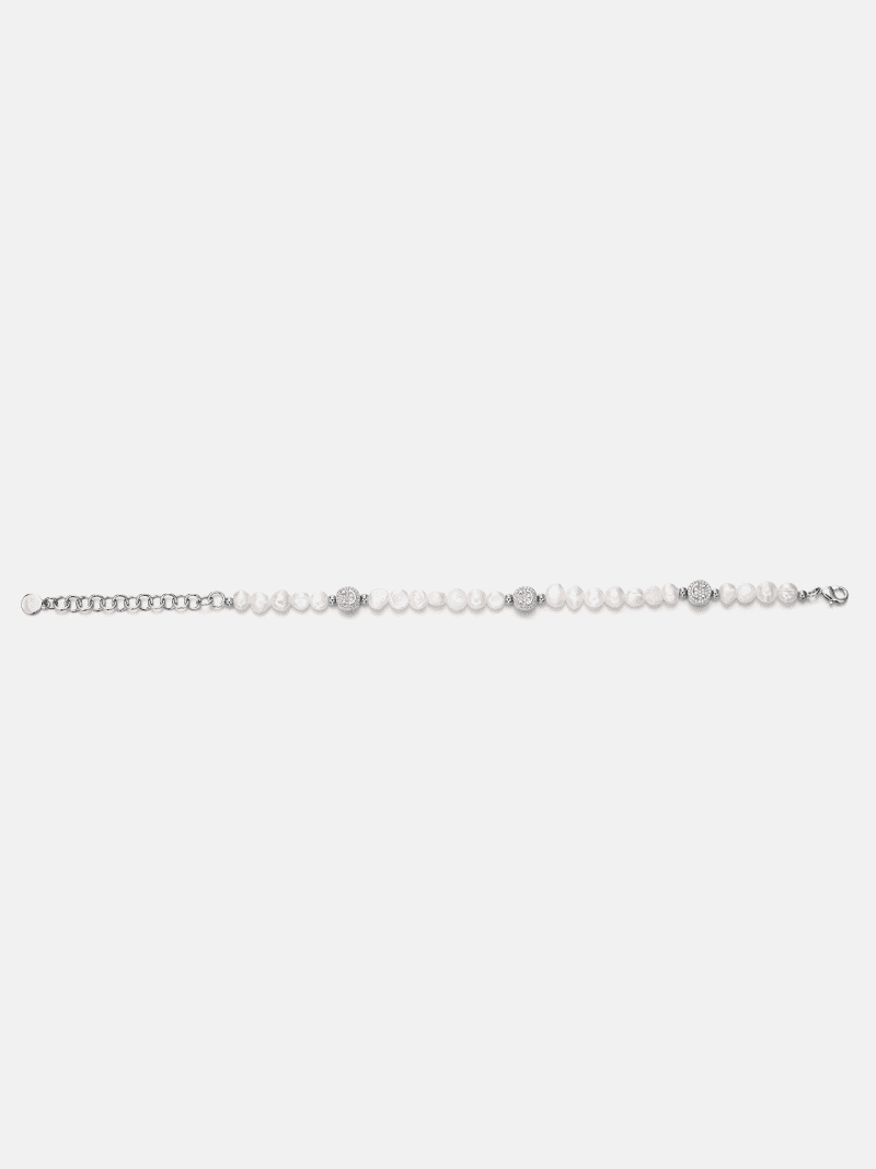 S925MoissaniteSmileyPearlBracelet 1