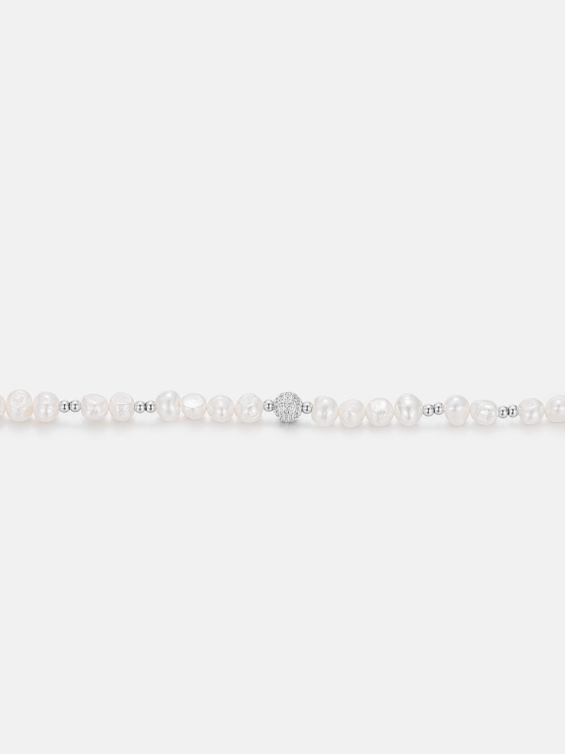 S925PearlMoissaniteBeadedBracelet 1