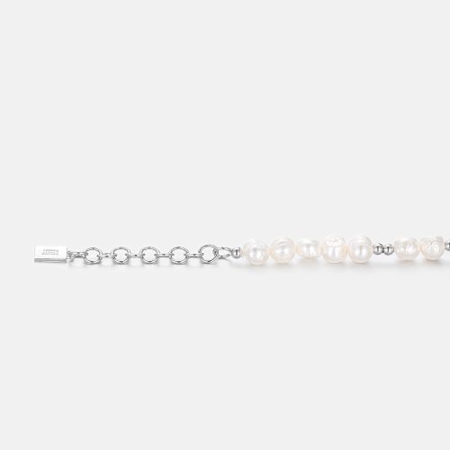 S925PearlMoissaniteBeadedBracelet 3