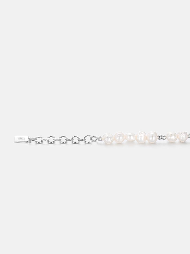 S925PearlMoissaniteBeadedBracelet 3