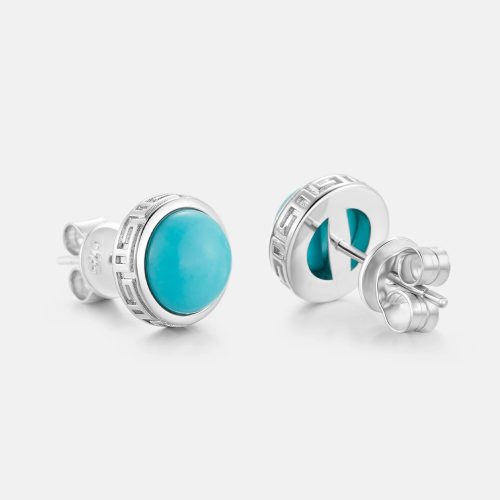 S925TurquoiseStudEarrings 2