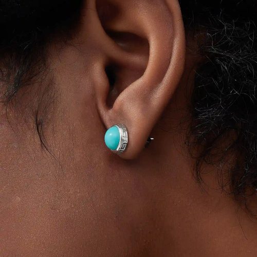 S925 Turquoise Stud Earrings 2