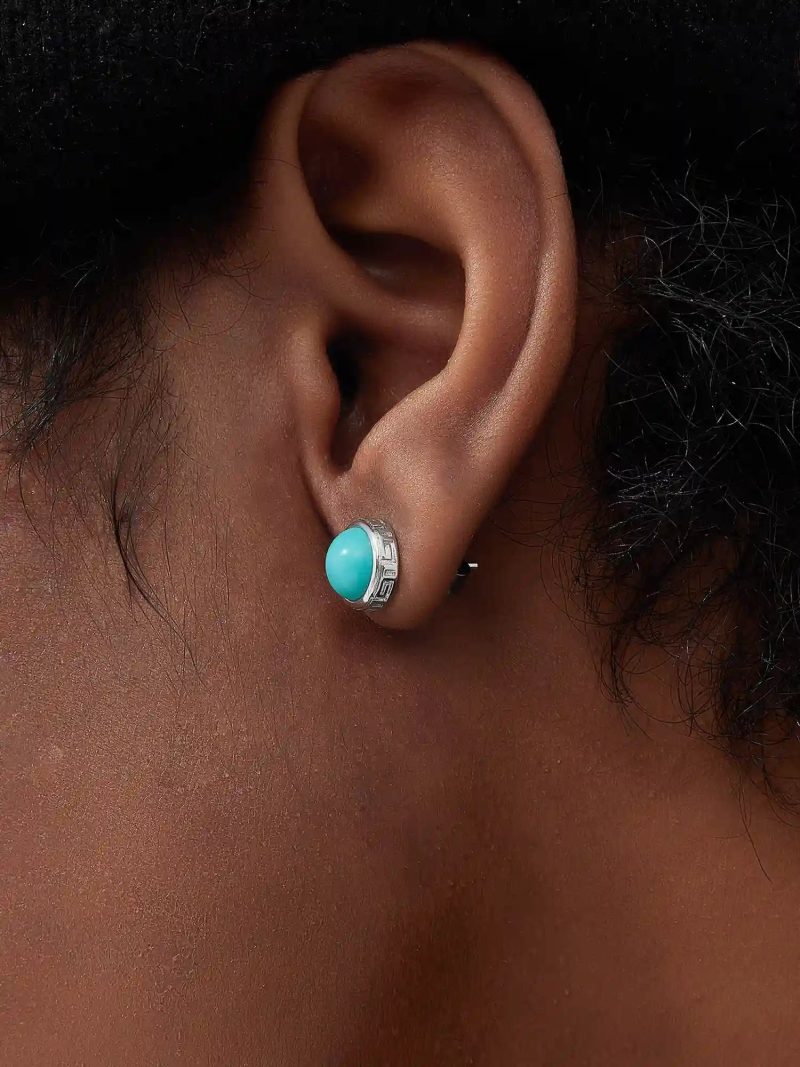 S925 Turquoise Stud Earrings 2