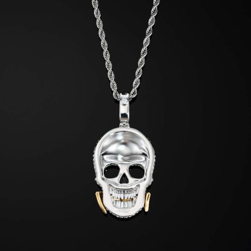 SpeakNoEvilSkullPendant087 3