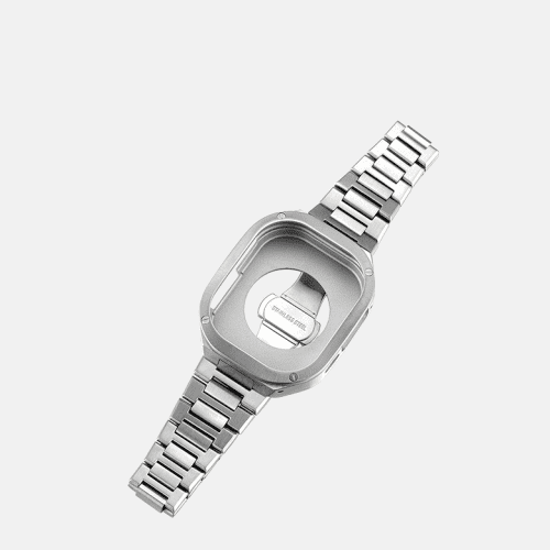 StainlessSteelAppleWatchCaseWithBand 9